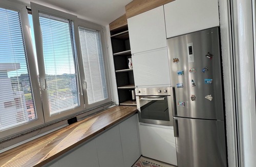 Tirana Apartment | Modern 2BR with Balcony & Hill View Bus to Center Fast Internet in Tirana