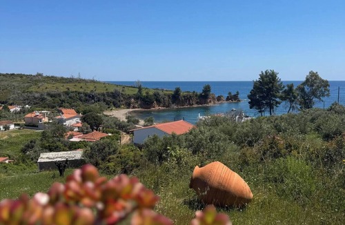 Chalkidiki Region Villa | Modern Beachfront Villa ideal for families in Kotsikia Beachn N.Euboea (Evia)!