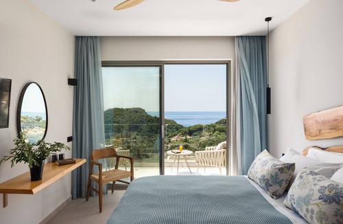 Lakones House | Myrtus can sleep up to 2 adults and 2 children until 12 years old