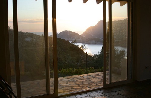 Liapades House | Natural stone house w. Dream view: bright, exclusive, close to the beach 0829K91000515701