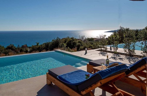 Vlachata Villa | New photos! Sea view, two bed villa, Lourdas