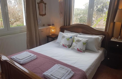 Ano Korakiana Apartment | Olgas Cozy Nest Corfu retreat garden near Dassia