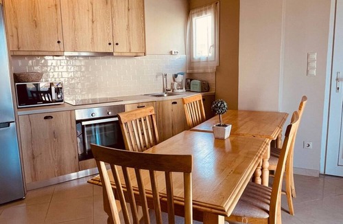 Platanias Town Villa | Oriental Star Villa - 20meters to beach. Sleeps 8.