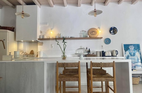 Sapsila House | Patmos Beach Stone House, in Sapsila. Slow living on the beach.