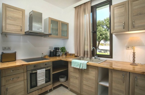 Afandou Villa | Peaceful Agrotourism Retreat with Sea & Mountain Views near Rhodes