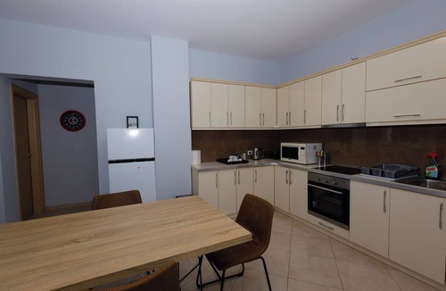 Tirana Apartment | Private Rooftop: Hot Tub, Pool, BBQ 3BR