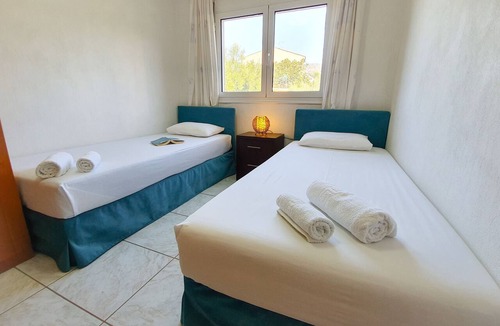 Sivota Apartment | Quad with sea-garden view