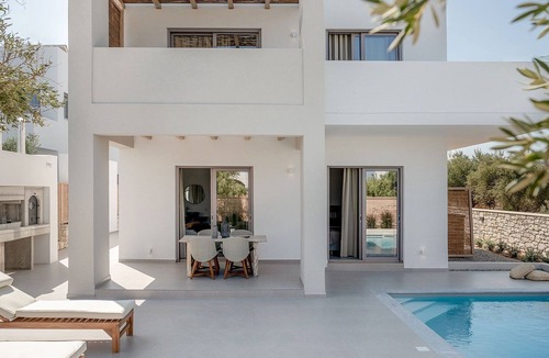 Tavronitis Villa | R 1483 Kritamos Villa with private pool with Garden View, Sofa Bed & Welcome Drink.