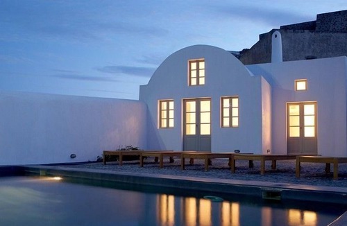 Pyrgos Villa | R 344 Luxury one bedroom villa with Pool and magnificent Sea Views
