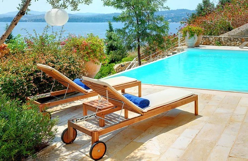 Barbati Villa | Red Villa with pool and jacuzzi - My Rental Homes