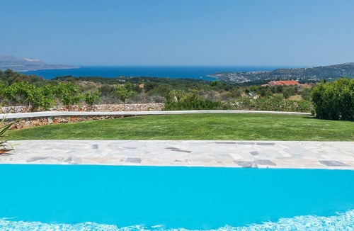 Douliana Villa | Resi Villa, A new built villa with private pool and unobstructed sea view
