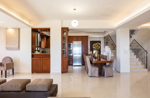 Roussospiti Villa | Rosemary Villa, 45m2 pool, large terrace, walking distance to shops