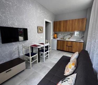 Dhermi Apartment | Santorini Drymades Retreat Beachside One Bedroom Apartment