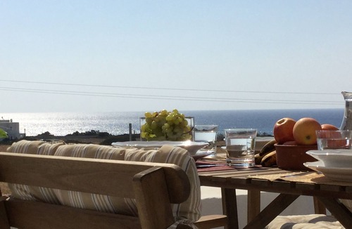 Lahania Villa | Sea Breeze Traditional Villa West: Great Aegean Sea View!