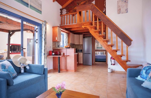Svoronata Villa | Sea Front Villa Private Pool, Wonderful Views of Avithos Beach. Airport 10 mins