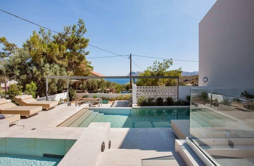 Kounoupidiana Villa | Sea View & Piano by the pool Villa!