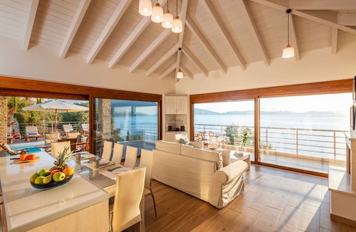 Evgiros Villa | Seafront Marine Villa: Seaside Elegance, 30m from the Shore