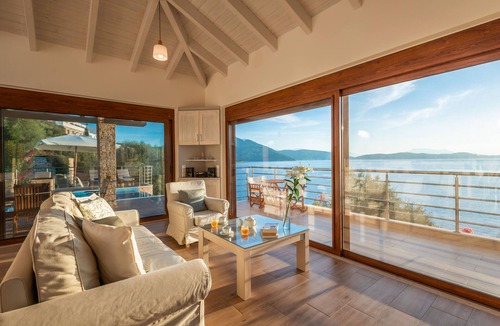 Evgiros Villa | Seafront Marine Villa: Seaside Elegance, 30m from the Shore