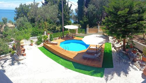 Agia Pelagia Chlomou Apartment | Seaside Pool Villa