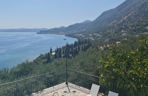 Barbati Villa | Spacious Villa with private pool and amazing views to the sea