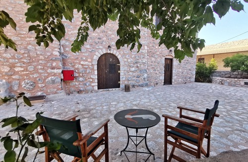 Omales Apartment | Stone built studio for 3,Olive Grove,Near Beach,Mani 2