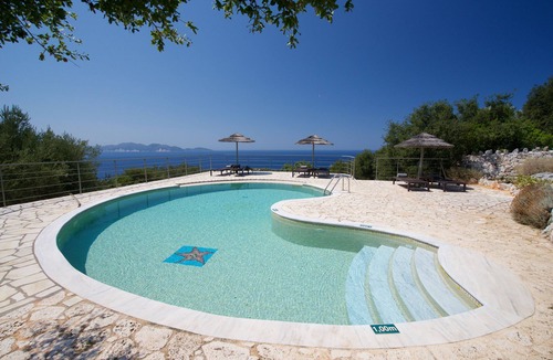 Fiskardo Apartment | Stone Cottages, Elia sea view-shared pool