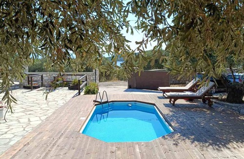 Pella Region Villa | Stone Villa Monolia with Sea View
