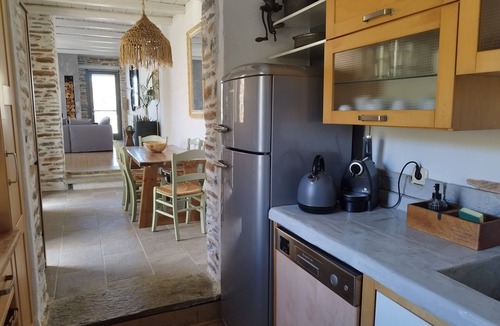 Korissia Villa | Stone villa with private pool Sea ant Mountain View.Alone ant next to everything