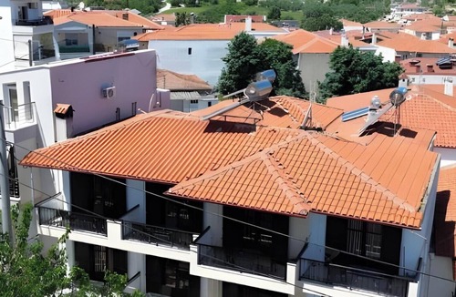 Pefkochori Apartment | Studio Apartment '3 with Sea View-for 3 Guests' with Sea View, Wi-Fi and Air Conditioning