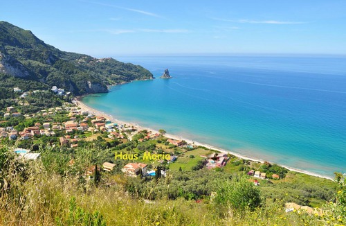 Agios Gordios Apartment | Studio Apartments Maria with Pool and Amazing View - Agios Gordios Beach