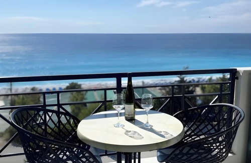 Agios Nikitas Apartment | Studio Apartment 'Sunset Premium 13' with Sea View, Wi-Fi and Air Conditioning