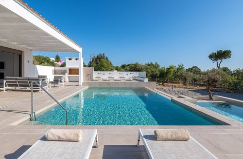 Pefkos Villa | Superb Rhodes Villa | Villa Nyx & Helios | 3 Bedrooms | Private Pool | Lovely.
