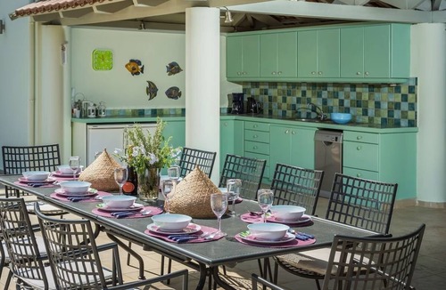 Agia Efimia Villa | Superb Villa in Agia Efimia with privacy, large private pool,outside kitchen/BBQ