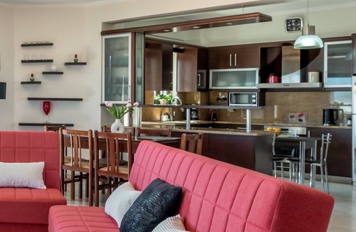 Stalos Apartment | The Sunlit three bedrooms brand new apartment with stunning ocean view