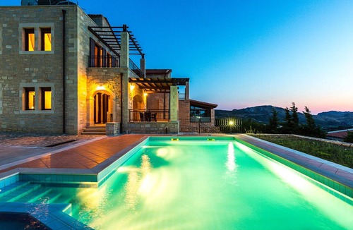Lefkogeia House | Traditional Cretan Stone Villa, Intimate Spaces & Private Pool, Family Friendly