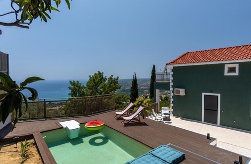 Mousata Villa | Trithea Seaview Villa with Pool Quiet and Relaxing