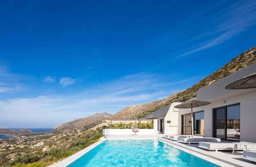 Falassarna Villa | Twin villas, private pools, sea view, luxury