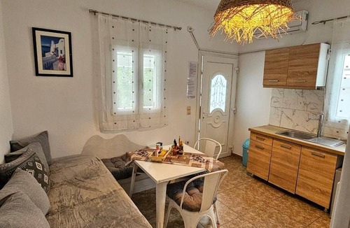 Perissa Apartment | Two-Bedroom Apartment with Mountain View, Wi-Fi & Air Conditioning