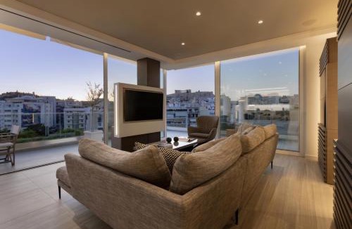 Kinosargous Apartment | Über Lux 2 BR New Penthouse with Acropolis View