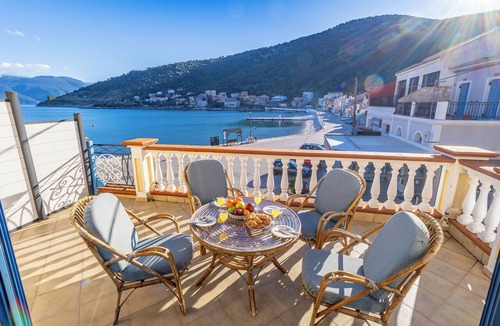 Agia Efimia Apartment | VERANDA MARE-Spacious Apartment Sea View Gem in Agia Efimia. 1' Walk to Beach!