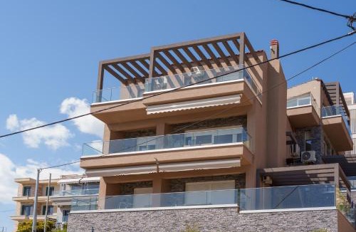 Nea Peramos Apartment | View of the Aegean sea