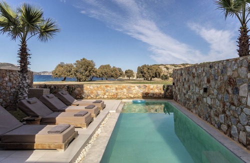Kymi-Aliveri Villa | Villa 2 – Family Stone Villa for 6 with Private Pool, 1 min to Stomio Beach