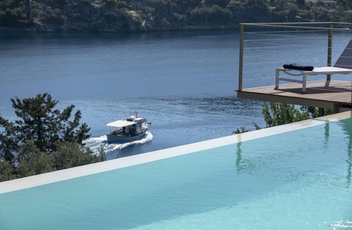 Sivota Villa | Villa Anthelia-Idyllic view and Private Sea Access