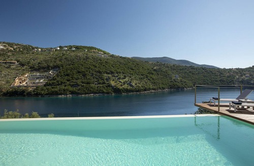 Sivota Villa | Villa Anthelia-Idyllic view and Private Sea Access
