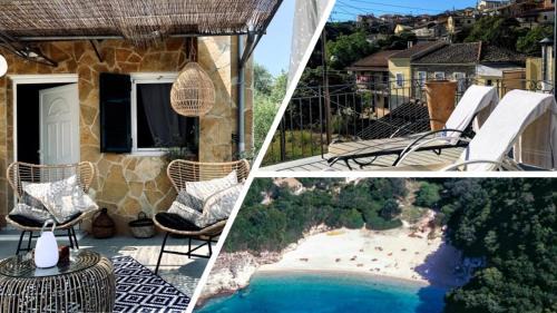 Liapades House | Villa Aspros - Restauriertes Steinhaus nahe Rovinia