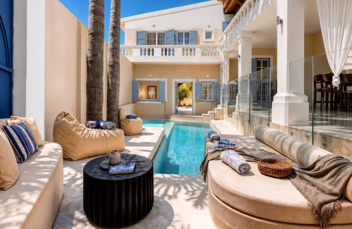 Loutra Villa | Villa Athena Kallergi – Historic Cretan Estate, Pool & Courtyard
