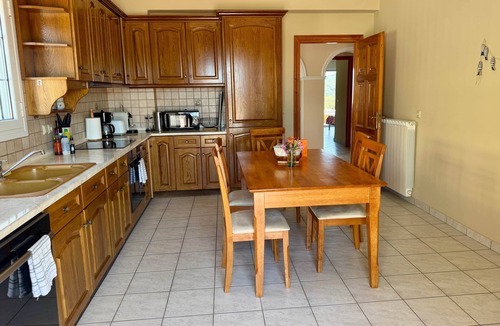Arillas Villa | Villa Avra Arillas : Seaview, sunset and very large private pool