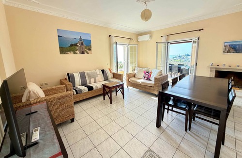 Arillas Villa | Villa Avra Arillas : Seaview, sunset and very large private pool