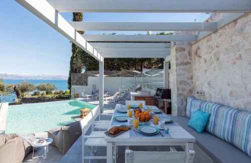 Kontokali Villa | Villa Costele with Private Sandy Beach
