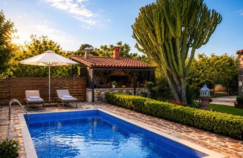 Antimachia Villa | Villa Elysian Private pool & garden view